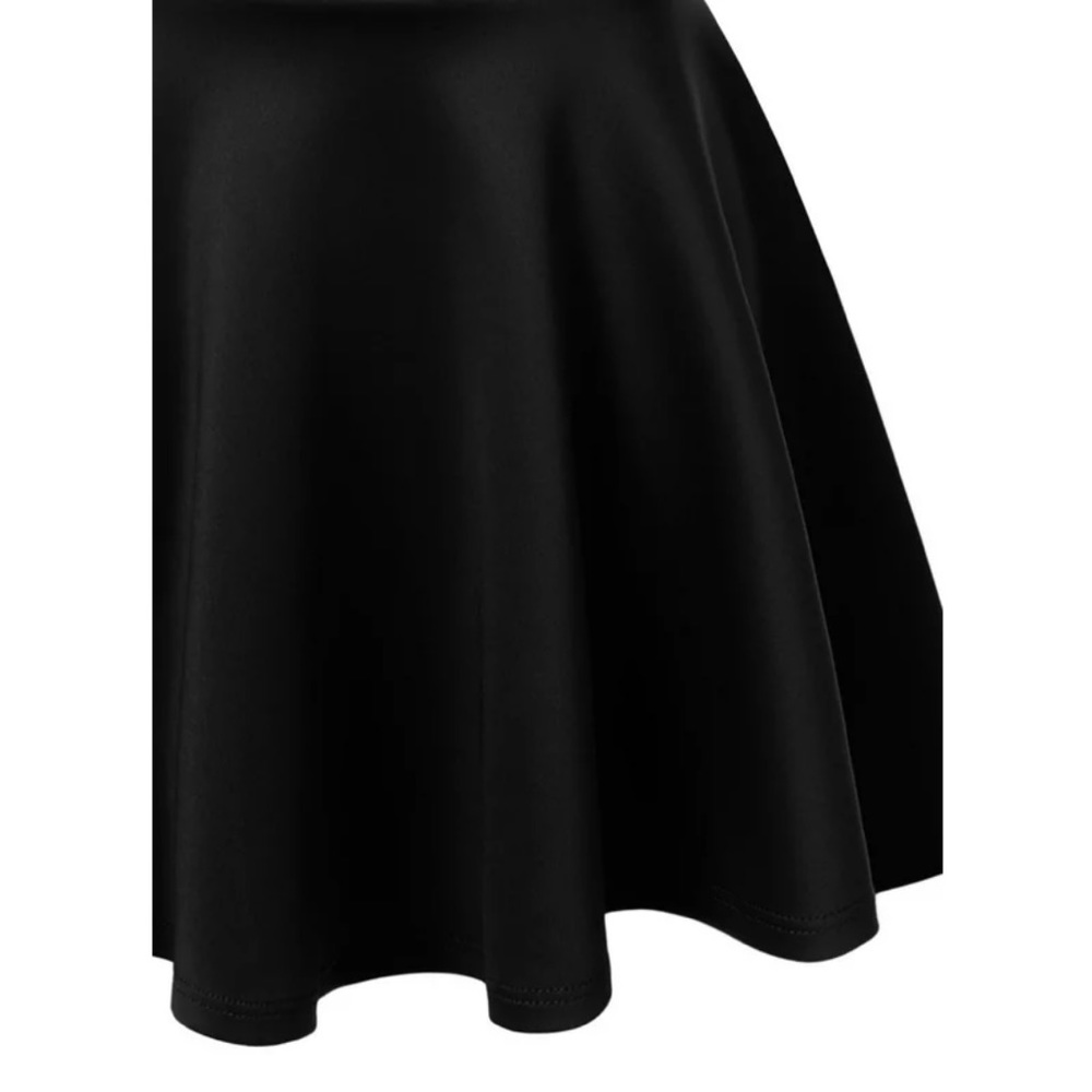 Basic Versatile Stretchy Flare Casual Mini Skater… - image 3